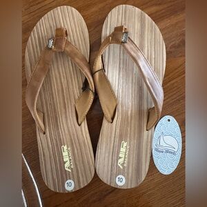 Air Balance Brown Slide Sandals